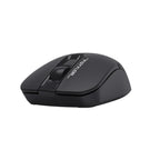 A4Tech FG12S Wireless Silent Click Mouse | 2.4GHz USB, 1200 DPI, Ergonomic Design, Black