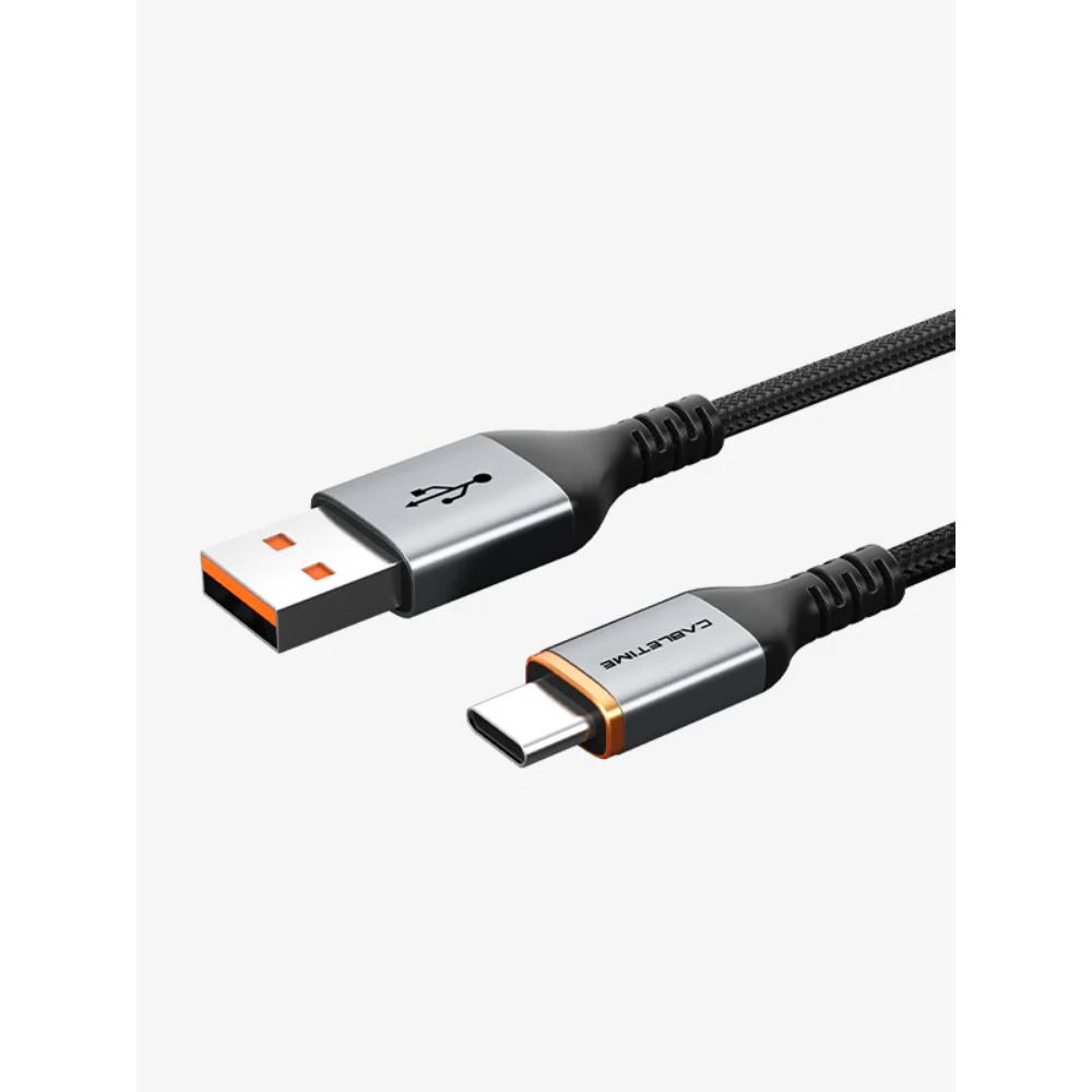 CABLETIME CA50H 5A USB-A to USB-C Fast Charging Cable | QC 4.0 High-Speed Braided Cable