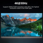 CABLETIME CC12N USB-C to HDMI Cable | 4K 30Hz Ultra HD | Plug & Play Display Cable