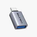 CABLETIME CP81G USB-C 3.2 Male to USB-A Female OTG Adapter | 10Gbps High-Speed Data Transfer | 3A Fast Charging | Aluminum Alloy Shell