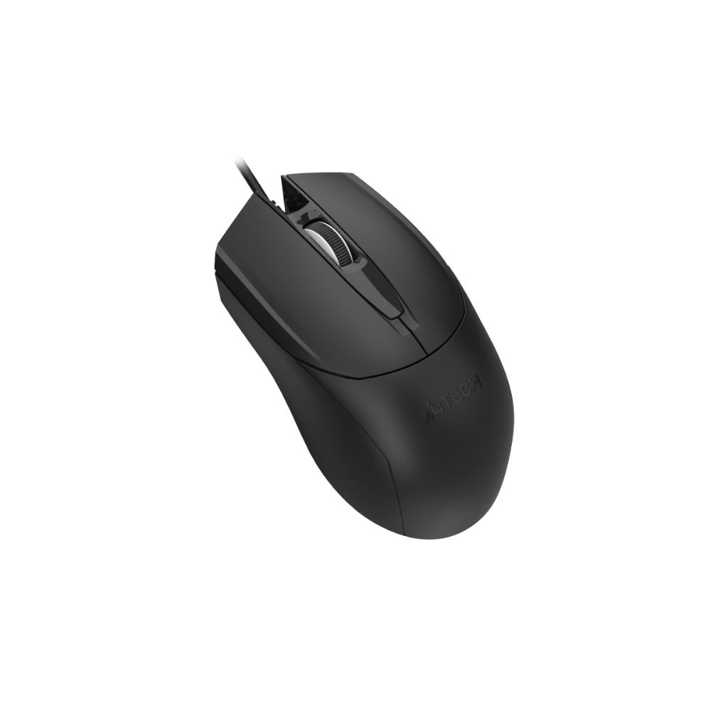 A4tech OP-750S Wired Silent Click Mouse USB Black