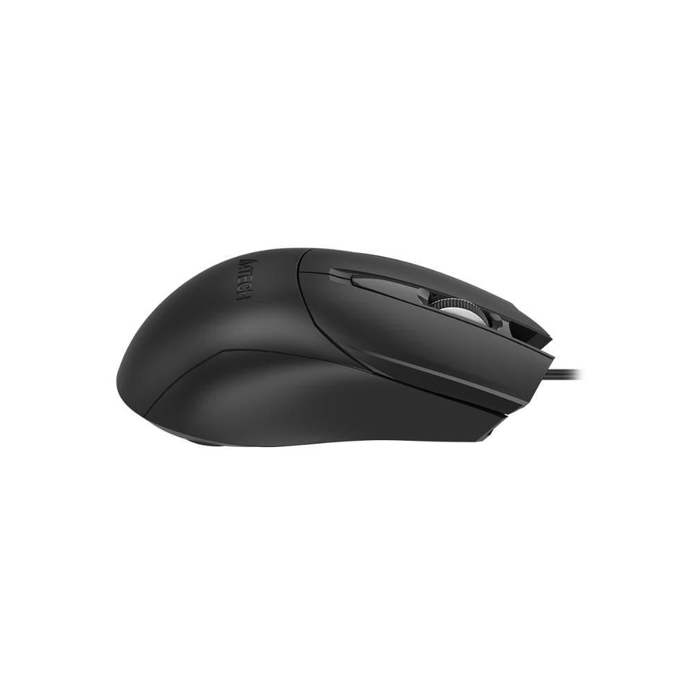 A4tech OP-750S Wired Silent Click Mouse USB Black