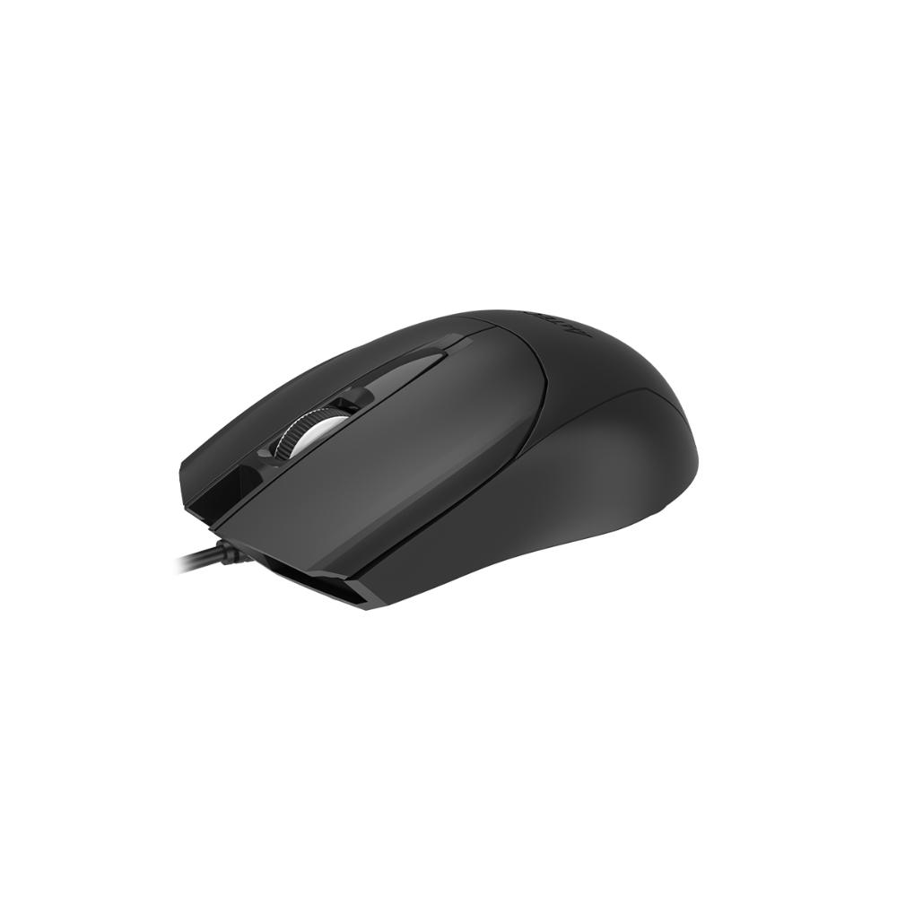 A4tech OP-750S Wired Silent Click Mouse USB Black