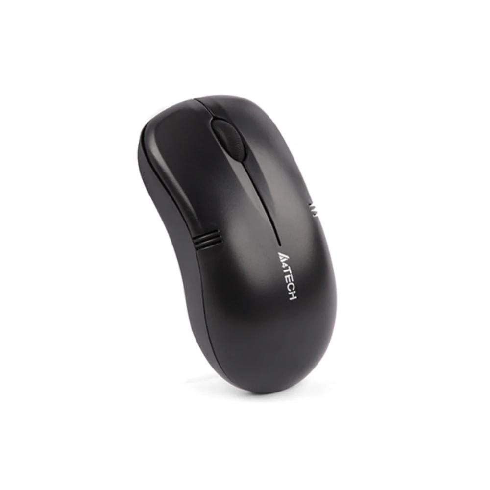 A4Tech G3-230NS Wireless Silent Click Mouse | 2.4GHz USB, 1000 DPI, Ergonomic Design, Black
