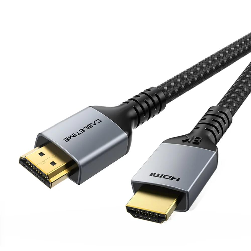 CABLETIME CH11H HDMI 2.1 Cable | 8K 60Hz / 4K 120Hz | 48Gbps Ultra High-Speed | eARC & HDR