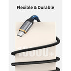 CABLETIME CA50H 5A USB-A to USB-C Fast Charging Cable | QC 4.0 High-Speed Braided Cable