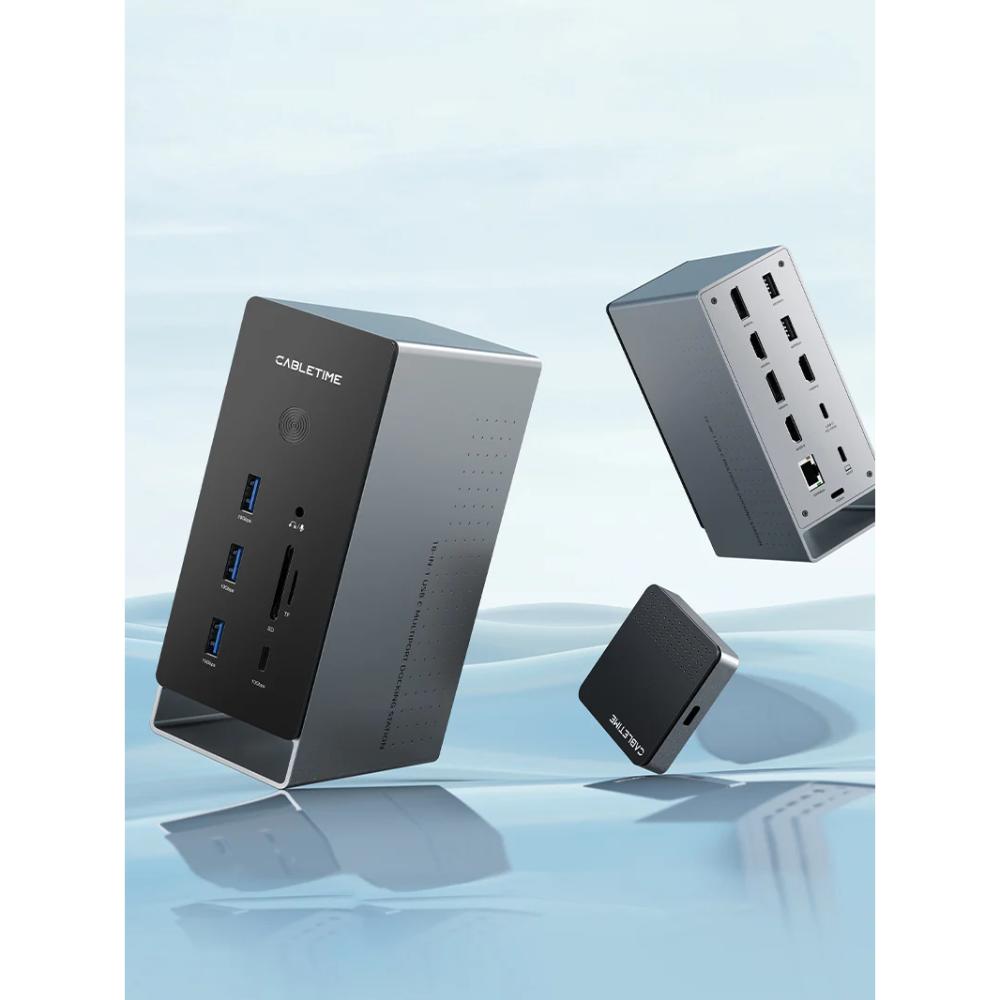 CABLETIME CB18G 18-in-1 USB-C Docking StatioN