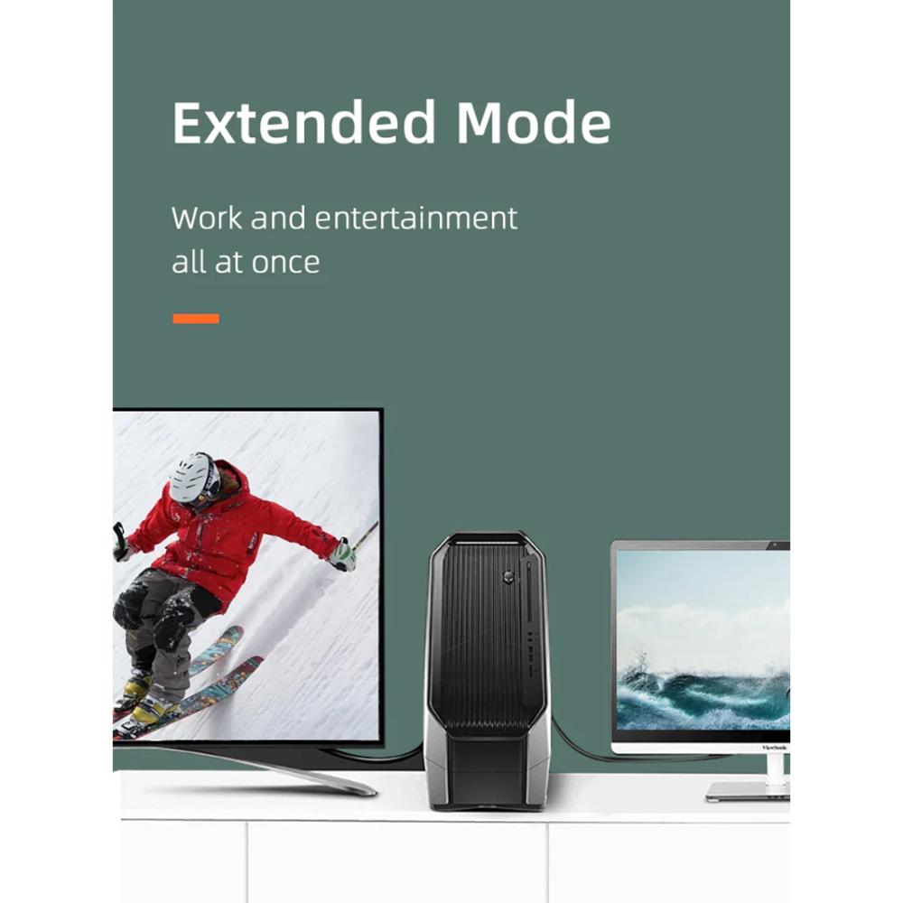 CABLETIME CP25B DisplayPort (DP) to VGA Adapter | 1080P 60Hz Full HD Output | Secure Latch Design | Plug-and-Play Connectivity
