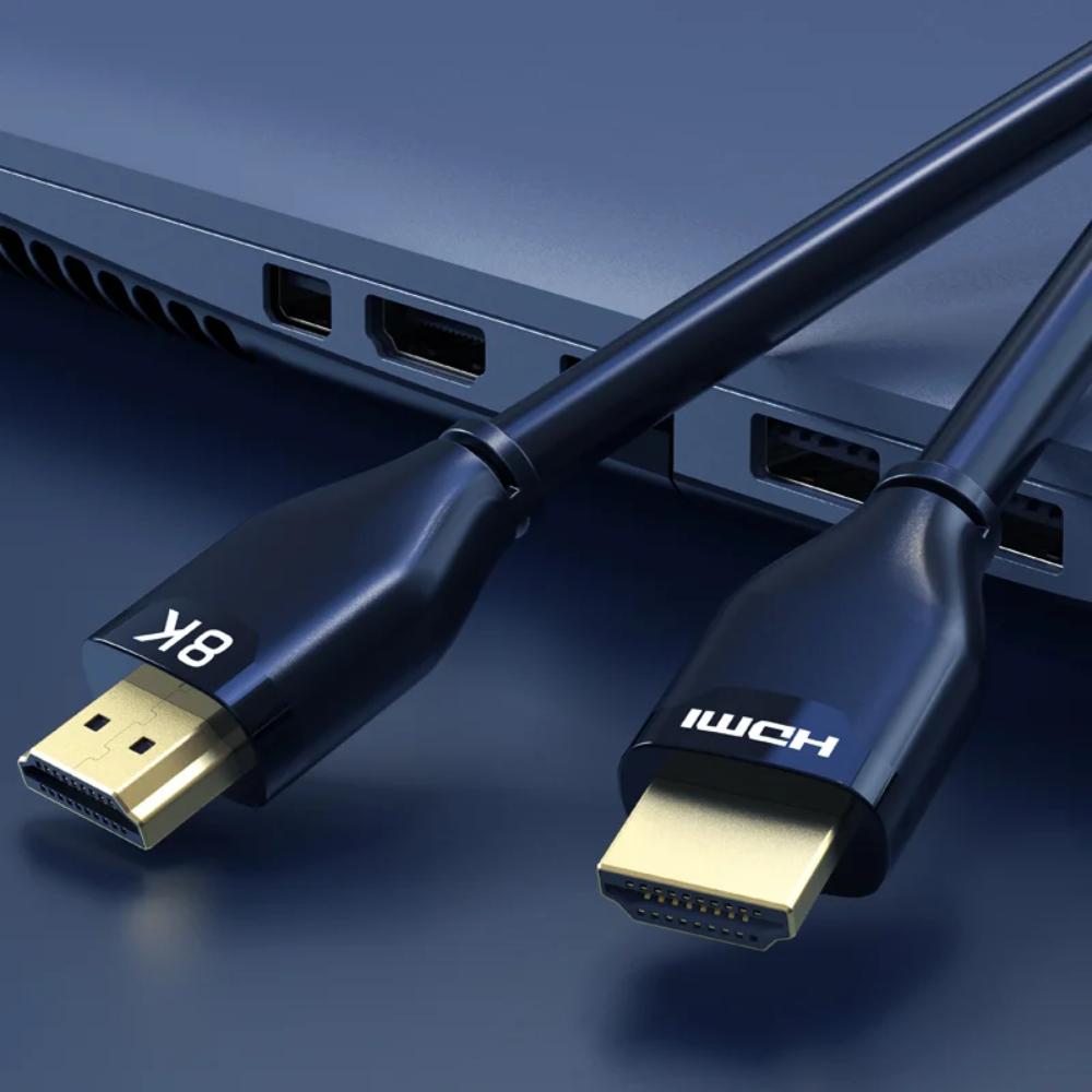 CABLETIME CH12 HDMI 2.1 Cable | 8K@60Hz, 4K@120Hz, 48Gbps, Gold-Plated, 1M/5M