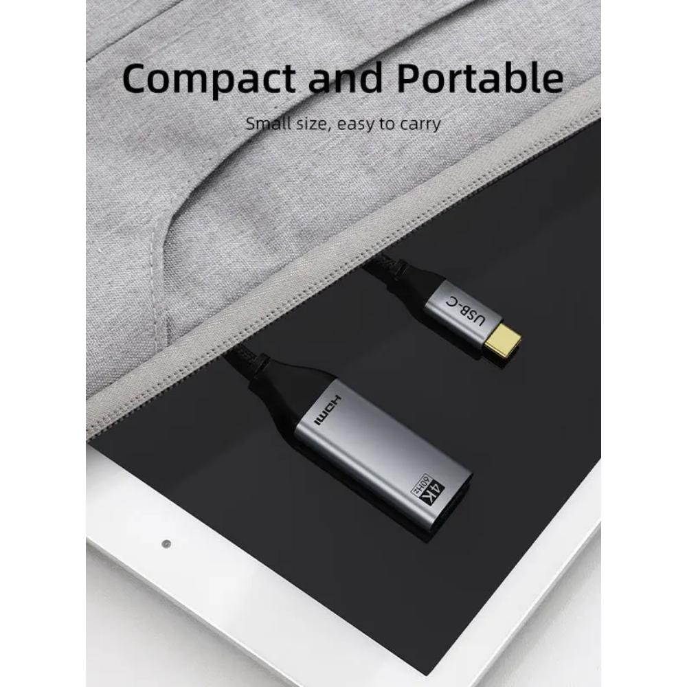 CABLETIME CP10B USB Type C To HDMI Adapter 4K 60Hz For Macbook Pro