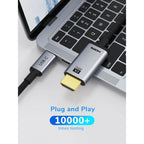 CABLETIME CC13K USB-C to HDMI 2.0 Cable | 4K 60Hz Ultra HD | 18Gbps High-Speed Display
