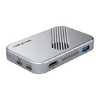 CABLETIME CB34S | 7-in-1 Magnetic USB-C Hub with NVMe SSD Enclosure | 4K60Hz HDMI | 10Gbps | 100W PD