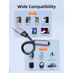 CABLETIME CPA6G USB-C to 3.5mm Audio Adapter