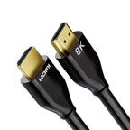 CABLETIME CH12 HDMI 2.1 Cable | 8K@60Hz, 4K@120Hz, 48Gbps, Gold-Plated, 1M/5M