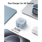 A2337- Anker Nano USB-C Wall Charger 30W GaN Fast Charger | Compact PD Charger with PPS Support