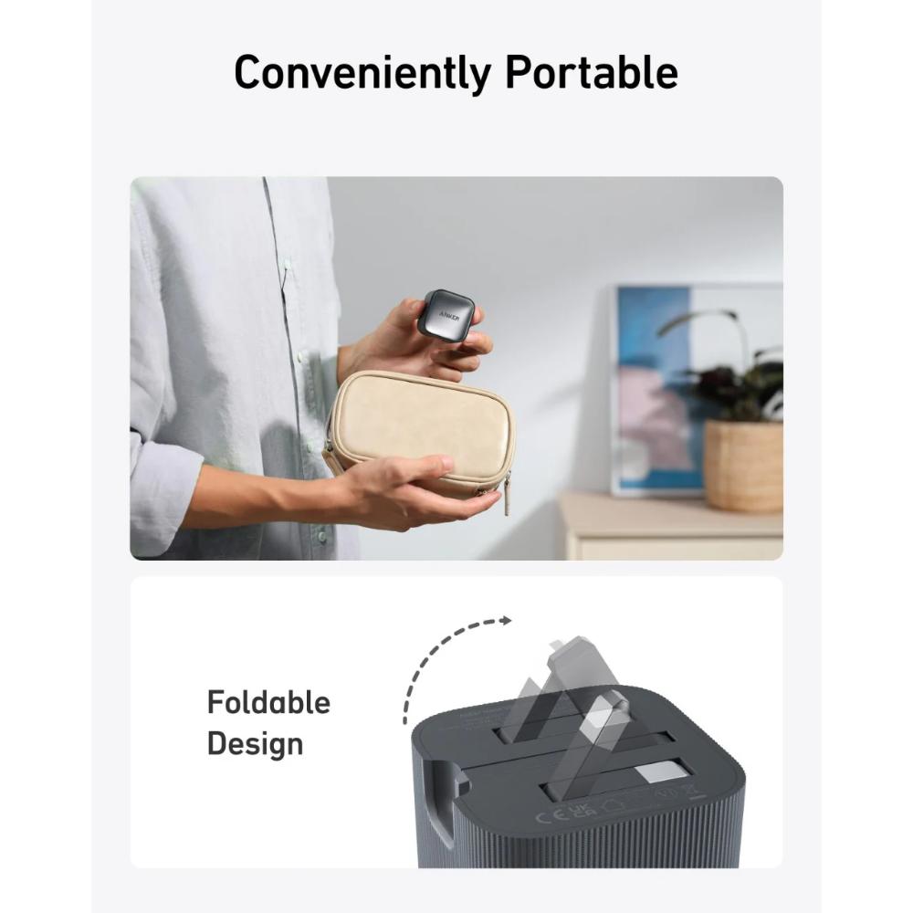 A2337- Anker Nano USB-C Wall Charger 30W GaN Fast Charger | Compact PD Charger with PPS Support