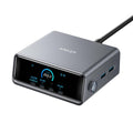 A2345 –  Anker Prime Charger (250W, 6 Ports, GaNPrime) – Smart Desktop Charging Station with LCD Display & 140W USB-C
