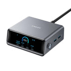 A2345 –  Anker Prime Charger (250W, 6 Ports, GaNPrime) – Smart Desktop Charging Station with LCD Display & 140W USB-C