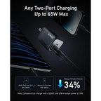 A2669- Anker Prime 67W GaN Wall Charger (3 Ports)