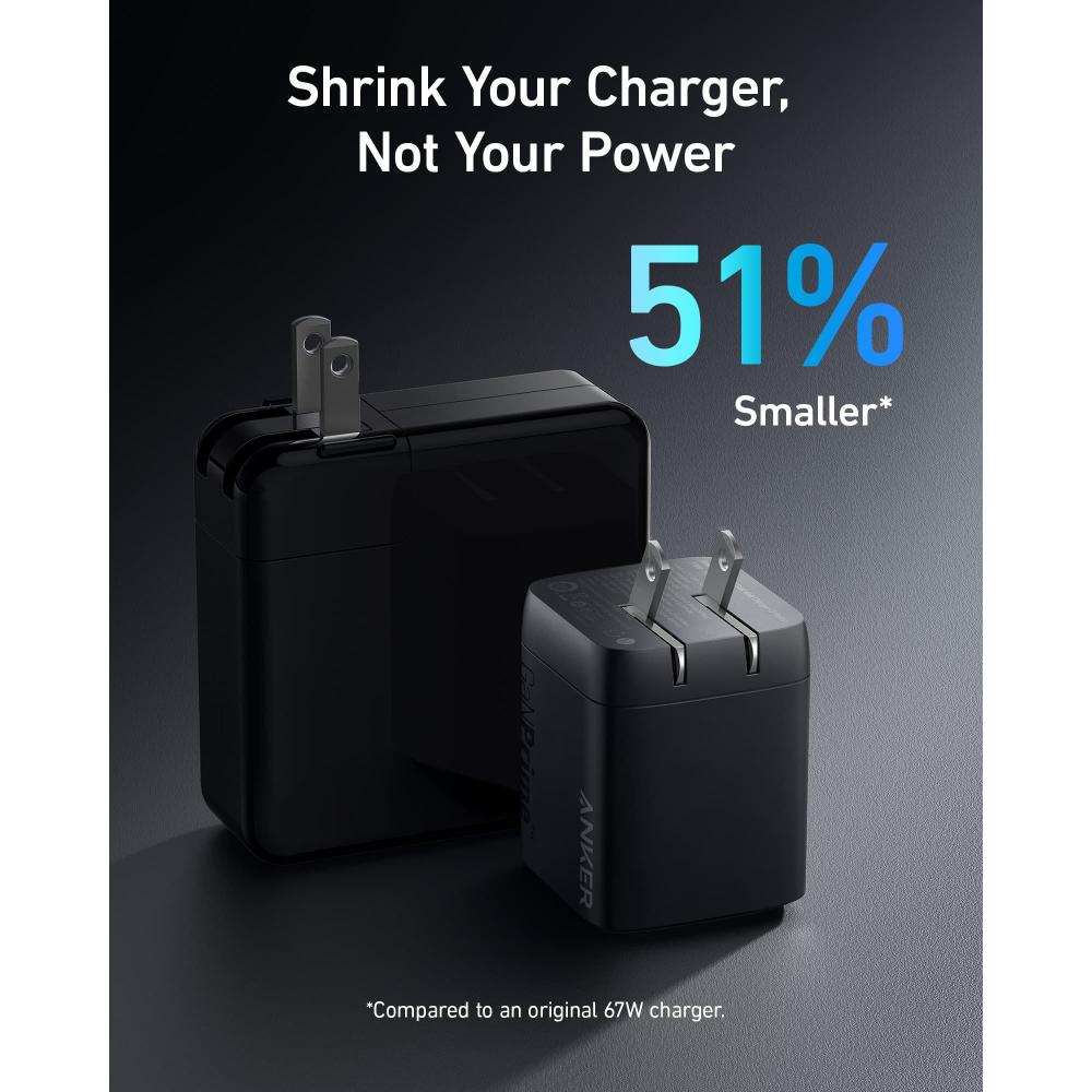 A2669- Anker Prime 67W GaN Wall Charger (3 Ports)