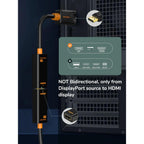 CABLETIME CP21B DisplayPort to HDMI Adapter (4K 30Hz)