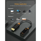 CABLETIME CP21B DisplayPort to HDMI Adapter (4K 30Hz)