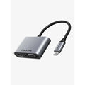 CABLETIME CB41G | USB Type-C to HDMI + VGA Adapter – 4-in-1 Hub with 100W Power Delivery