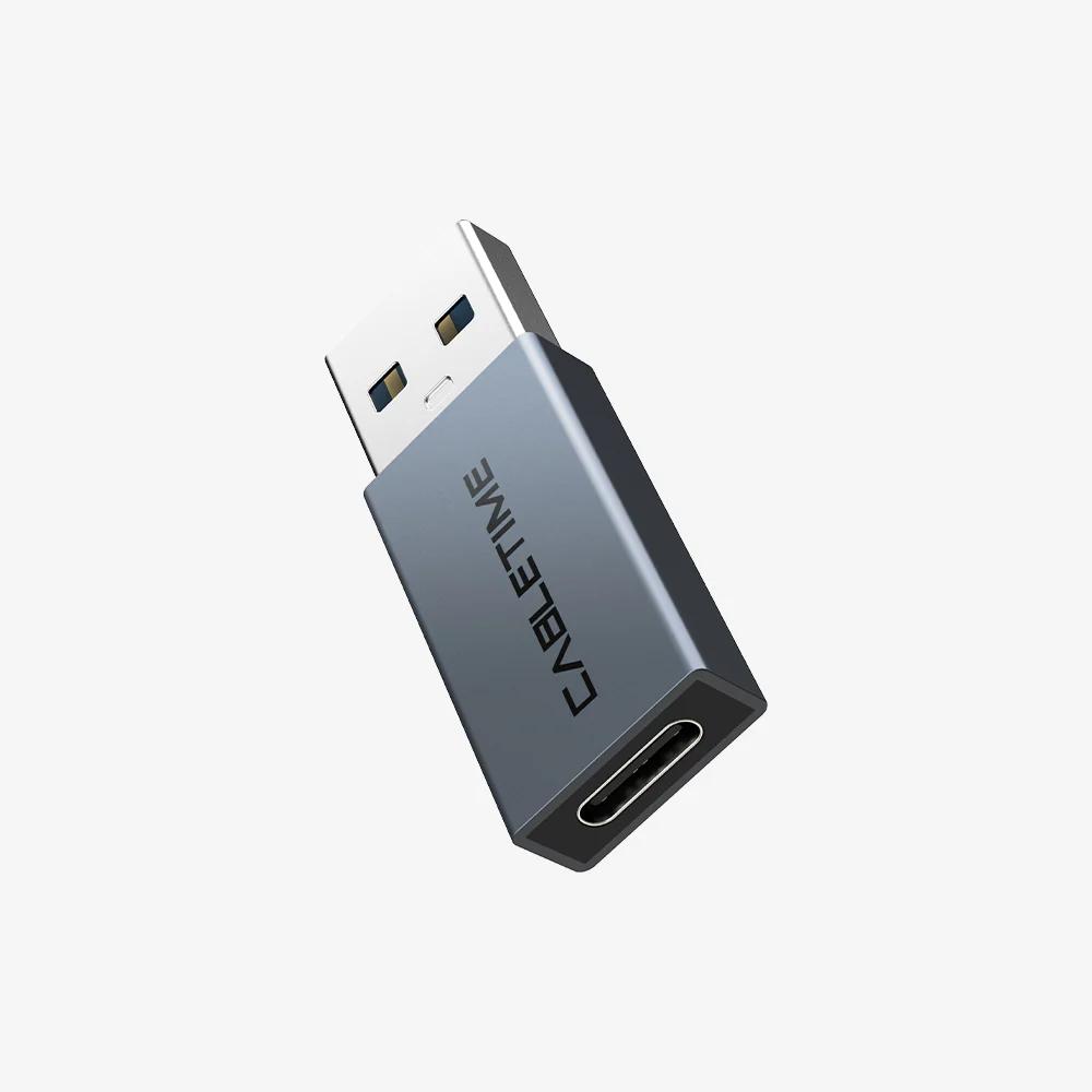 CABLETIME CP77G | USB 3.0 A Male to USB-C Female OTG Adapter | 5Gbps Data Transfer