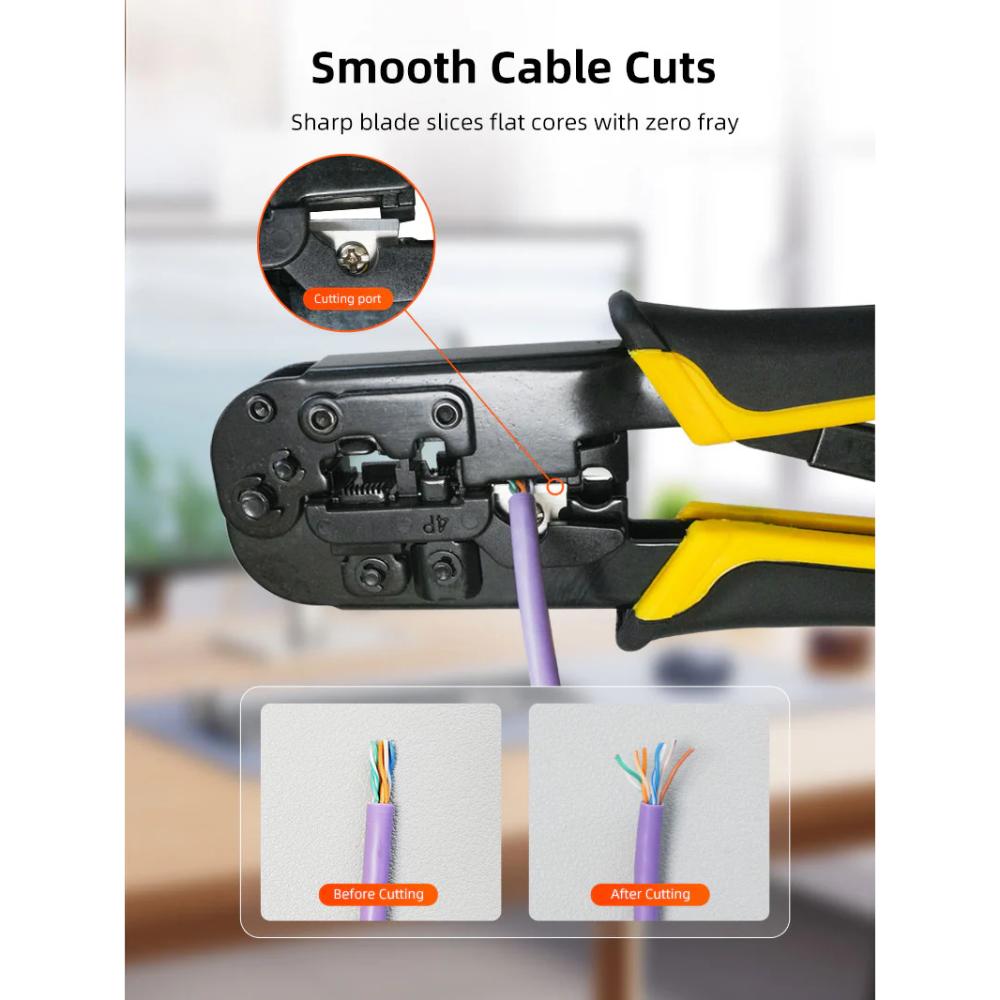 CABLETIME CNT1C Rj45 Cat 5 Cat 6 Cable Crimping Tool