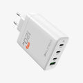 CABLETIME G120W 120W 4-Port GaN USB-C Wall Charger | 3× USB-C + 1× USB-A | 100W PD | EU Plug | Fast Charging for Laptop & Mobile