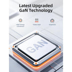 CABLETIME GA65W | Portable 65W GaN USB-C Charger – 3-Port Fast Wall Charger