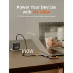 CABLETIME HB01G | 6-in-1 USB-C Hub | 4K HDMI | 100W PD | USB 3.0 Multiport Adapter
