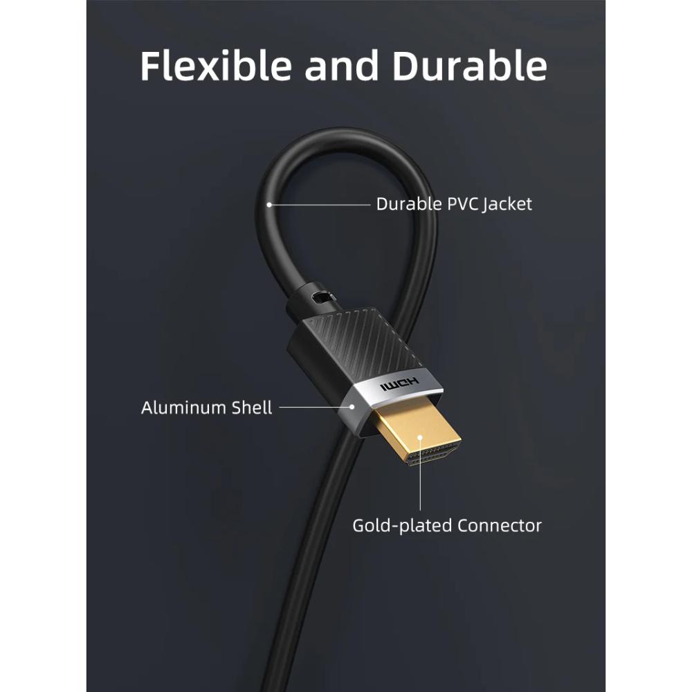 CABLETIME CH24 HDMI 2.0 Cable | 4K 60Hz Ultra HD | 18Gbps High-Speed | HDR Support