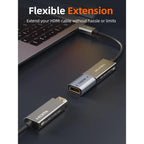CABLETIME CP46U | HDMI 2.1 Coupler | 8K Female-to-Female Extender Adapter | 48Gbps