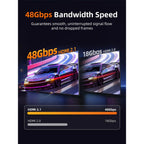 CABLETIME CP46U | HDMI 2.1 Coupler | 8K Female-to-Female Extender Adapter | 48Gbps