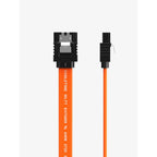 CABLETIME CAS1E 6Gbps Sata 3.0 Cable Straight Angle for HDD/SSD/CD and DVD Drives
