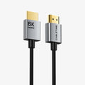 CABLETIME CH14H Ultra Slim HDMI 2.1 Cable | 8K 60Hz / 4K 120Hz | 48Gbps | eARC & Dolby Atmos