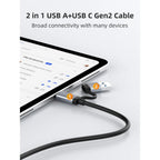 CABLETIME CB32G | USB 3.1 Type-C to NVMe M.2 SSD Enclosure | 10Gbps | Dual Protocol