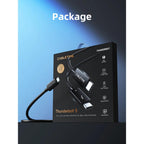 CABLETIME CT50G Thunderbolt 5 Cable (Intel Certified) | 120Gbps Ultra-Speed | 240W Power Delivery | 8K Display Support